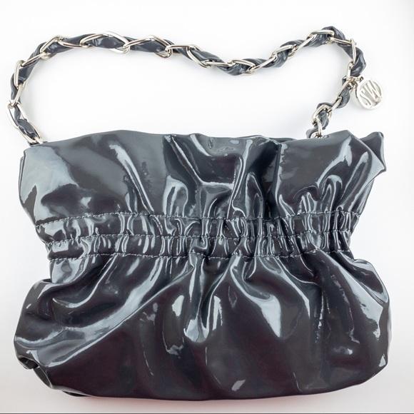 Stuart Weitzman Patent Leather Shoulder Bag - Picture 13 of 16
